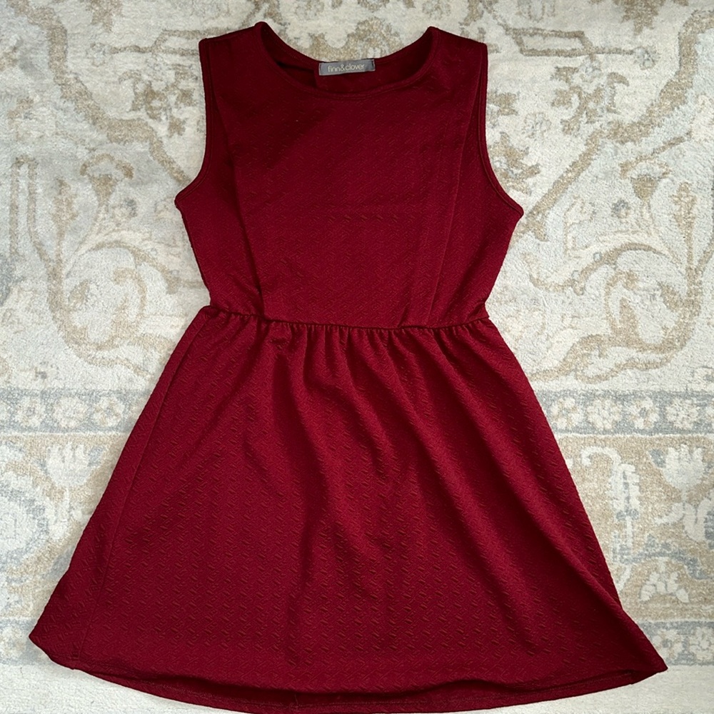 Finn & Clover Burgundy Red Dress